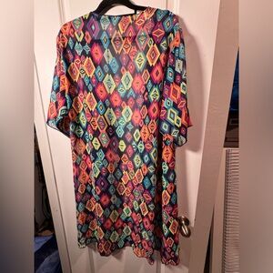 Lularoe Shirley Patterned Kimono M